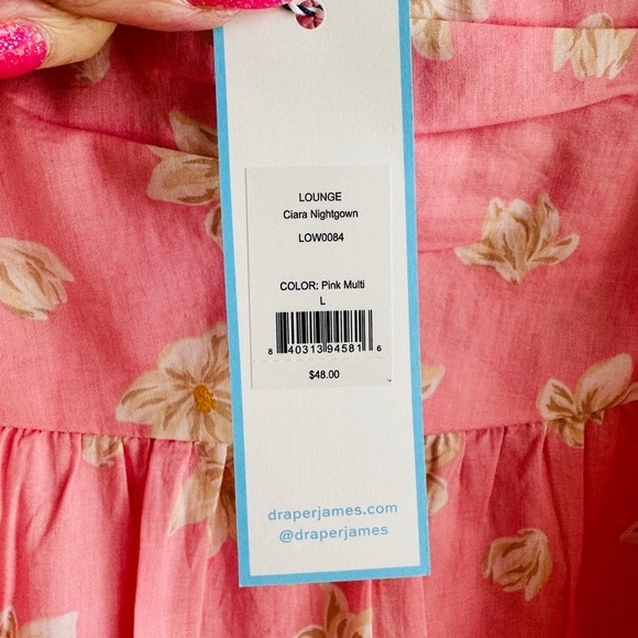 Draper James Blush Floral Chemise - Picture 8 of 9